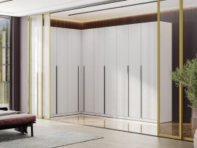 Гардеробная Эккервуд (белый) в Жуланке - zhulanka.mebel-nsk.ru | фото