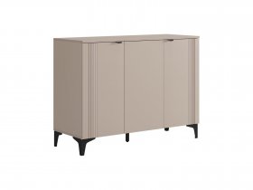 Комод 3 Рич (кашемир/фрапучино матовый/черный) в Жуланке - zhulanka.mebel-nsk.ru | фото