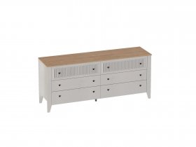 Комод 6ящ. Валенсия (гостиная) в Жуланке - zhulanka.mebel-nsk.ru | фото