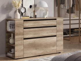 Комод КМ-06 Энигма (венге/дуб каньон) в Жуланке - zhulanka.mebel-nsk.ru | фото