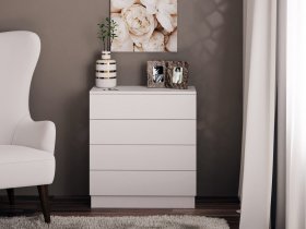 Комод Км010 (белый) в Жуланке - zhulanka.mebel-nsk.ru | фото
