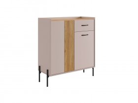 Комод с ящиком Доминика (кашемир/дуб крафт золотой) в Жуланке - zhulanka.mebel-nsk.ru | фото