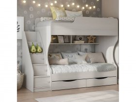 Кровать двухъярусная Каприз-22 КПР.22 в Жуланке - zhulanka.mebel-nsk.ru | фото