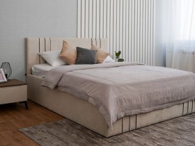 Кровать двуспальная 1,8м с подъем. мех. Леванте в Жуланке - zhulanka.mebel-nsk.ru | фото