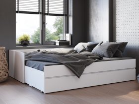 Кровать-трансформер Симпл КР-51 (белый) в Жуланке - zhulanka.mebel-nsk.ru | фото