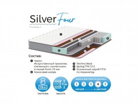 Матрас Silver Four в Жуланке - zhulanka.mebel-nsk.ru | фото