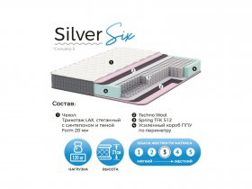 Матрас Silver Six в Жуланке - zhulanka.mebel-nsk.ru | фото