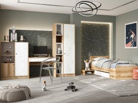 Модульная детская Киви в Жуланке - zhulanka.mebel-nsk.ru | фото