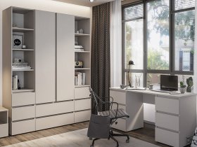 Модульная детская Люмо (кашемир) в Жуланке - zhulanka.mebel-nsk.ru | фото