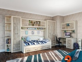 Модульная детская Мартина в Жуланке - zhulanka.mebel-nsk.ru | фото