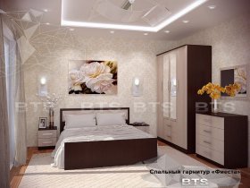 Модульная спальня Фиеста (BTS) в Жуланке - zhulanka.mebel-nsk.ru | фото