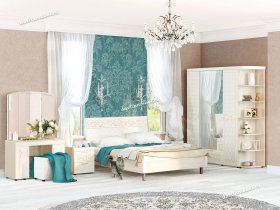 Модульная спальня Тиффани (Витра) в Жуланке - zhulanka.mebel-nsk.ru | фото