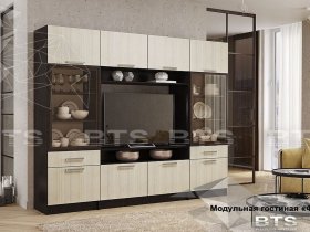 Модульная стенка Фиеста NEW (BTS) в Жуланке - zhulanka.mebel-nsk.ru | фото