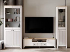 Модульная стенка Валенсия в Жуланке - zhulanka.mebel-nsk.ru | фото