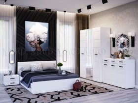 Шкаф четырехдверный Нэнси NEW в Жуланке - zhulanka.mebel-nsk.ru | фото