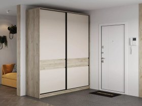 Шкаф-купе Бостон ШК-005 (2.0 м) (дуб крафт серый/кашемир) в Жуланке - zhulanka.mebel-nsk.ru | фото