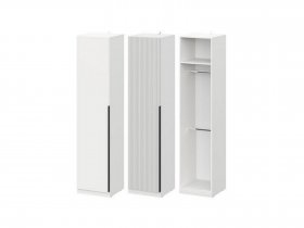 Шкаф ШК-50 Эккервуд (белый) в Жуланке - zhulanka.mebel-nsk.ru | фото