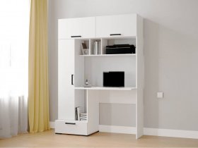 Стол письменный «Квартет-11» (белый) в Жуланке - zhulanka.mebel-nsk.ru | фото