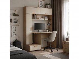 Стол письменный Лайт 03.243  (плэйн/сатин) в Жуланке - zhulanka.mebel-nsk.ru | фото