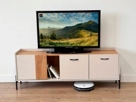 Тумба 2 Доминика (кашемир/дуб крафт золотой) в Жуланке - zhulanka.mebel-nsk.ru | фото