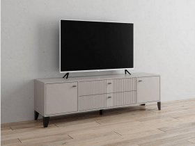 Тумба под ТВ Парус-10 (кашемир/сантьяго софт) в Жуланке - zhulanka.mebel-nsk.ru | фото
