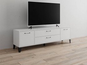 Тумба под ТВ Парус-13 (белый) в Жуланке - zhulanka.mebel-nsk.ru | фото