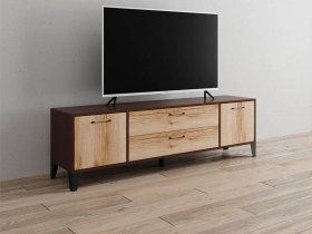 Тумба под ТВ Парус-13 (венге/дуб делано) в Жуланке - zhulanka.mebel-nsk.ru | фото