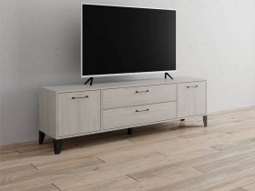 Тумба под ТВ Парус-13 (ясень анкор светлый) в Жуланке - zhulanka.mebel-nsk.ru | фото